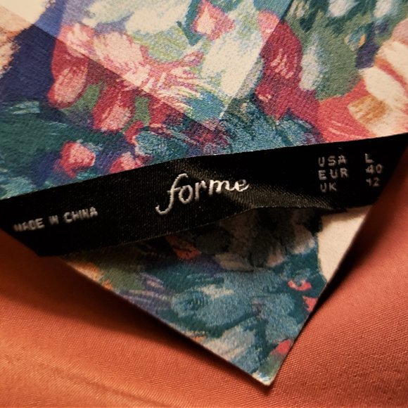 FOR ME Old Rose Ruffled Crop Top - Picture 3 of 4